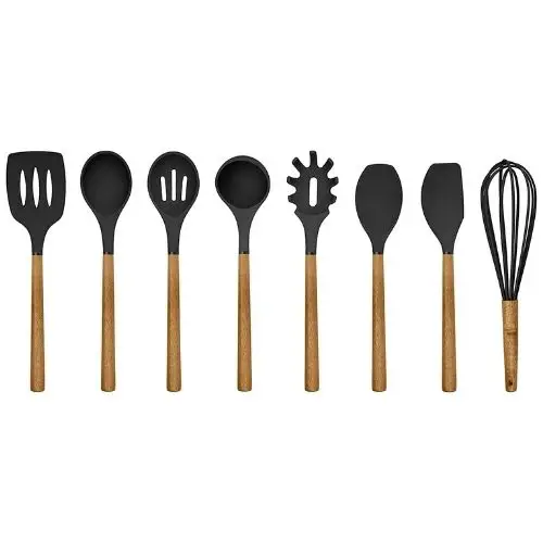 Country Kitchen Silicone Cooking Utensils Set