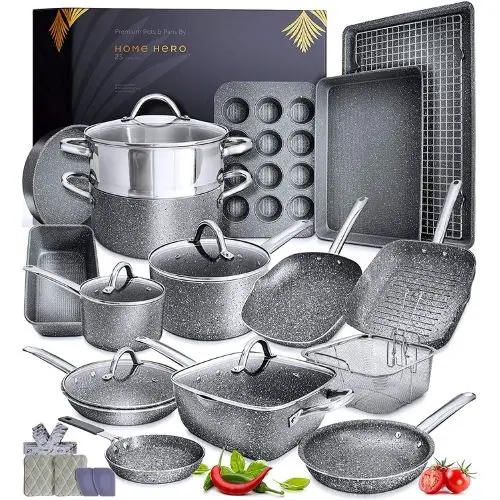 Home Hero Granite Cookware Set