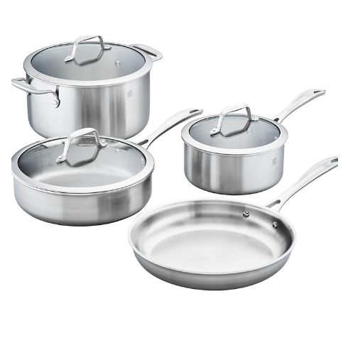 Zwilling Spirit Stainless Steel Cookware Set, 7pc