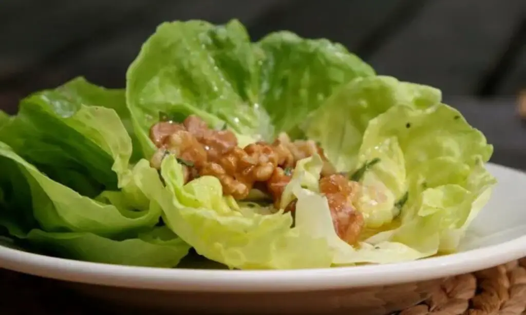 Bibb Lettuce With Tarragon Vinaigrette And Toasted Walnuts