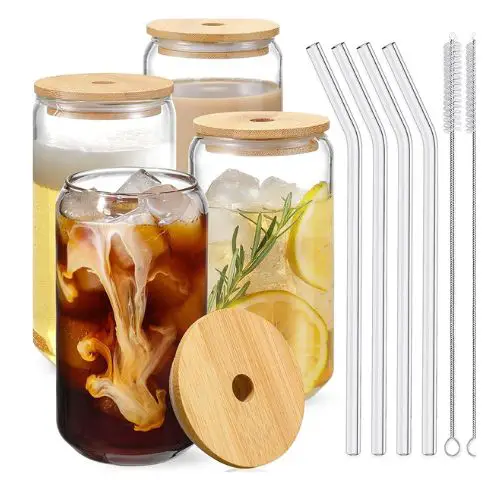 3 Best Drinking Glasses With Bamboo Lids